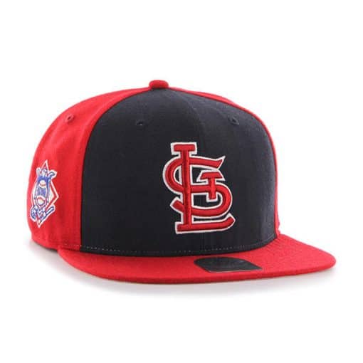St. Louis Cardinals Sure Shot Accent Captain Red 47 Brand Adjustable Hat - Image 3