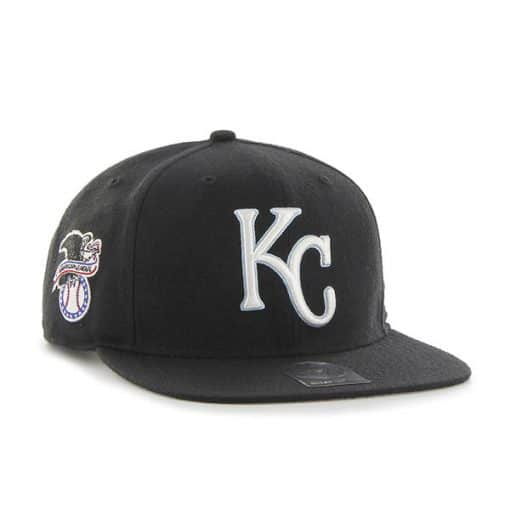 Kansas City Royals Sure Shot Black 47 Brand Adjustable Hat - Image 3