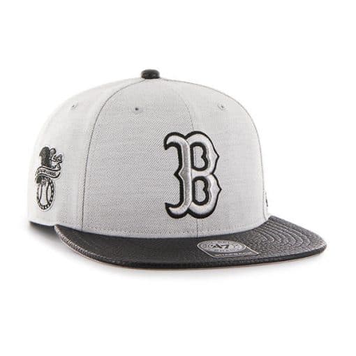 Boston Red Sox Riverside Captain Gray 47 Brand YOUTH Hat - Image 3