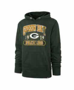 Green Bay Packers Men's 47 Brand Dark Green Franconia Pullover Hoodie