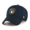 Milwaukee Brewers YOUTH 47 Brand Navy MVP Adjustable Hat