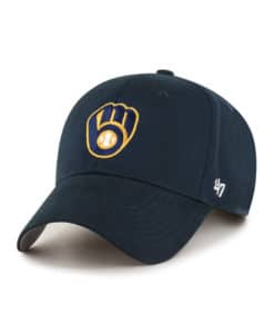 Milwaukee Brewers YOUTH 47 Brand Navy MVP Adjustable Hat