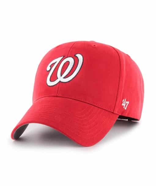 Washington Nationals 47 Brand Home Red Basic MVP Adjustable Hat