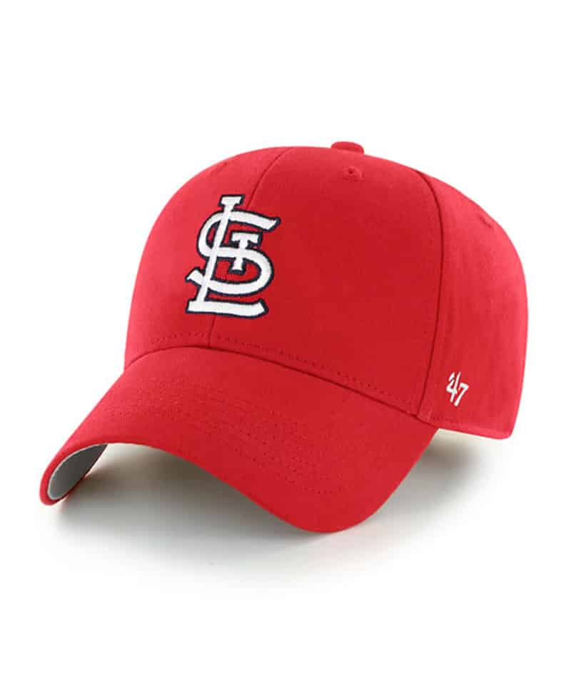 47 Brand Kids' St. Louis Cardinals Clean Up Cap in Pink for Men