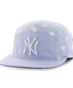 New York Yankees Alexa Five Panel Periwinkle 47 Brand Womens Hat