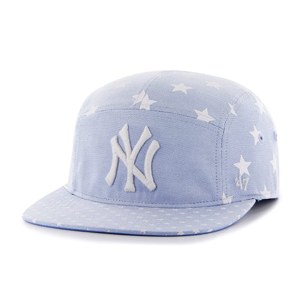 New York Yankees Alexa Five Panel Periwinkle 47 Brand Womens Hat