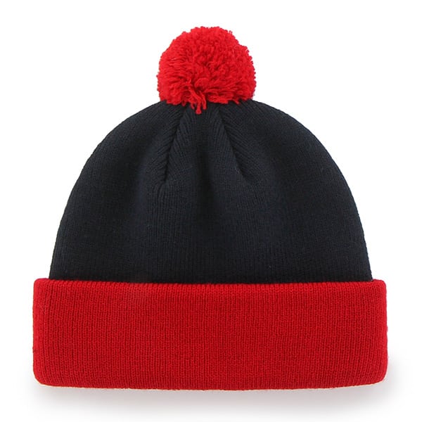 Cleveland Indians Bam Bam Cuff Knit Navy 47 Brand TODDLER Hat - Image 2