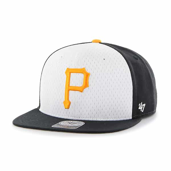 Pittsburgh Pirates Backboard Captain Black 47 Brand Adjustable Hat