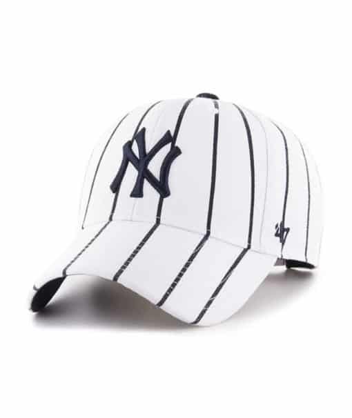 New York Yankees Bird Cage White 47 Brand Adjustable Hat