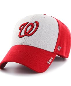 Washington Nationals 47 Brand Red Beta MVP Adjustable Hat