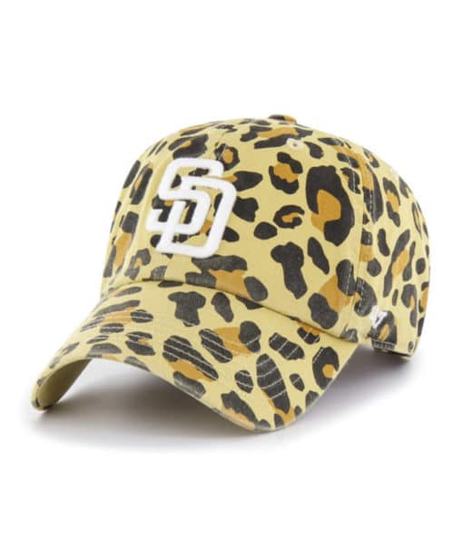 San Diego Padres Women's 47 Brand Light Gold Bagheera Clean Up Adjustable Hat