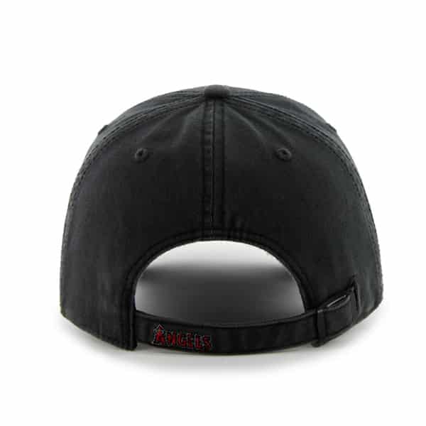 Los Angeles Angels Black Dagger Dark Charcoal 47 Brand Adjustable Hat - Image 2