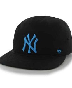 New York Yankees Bergen 5 Panel Black 47 Brand Adjustable Hat