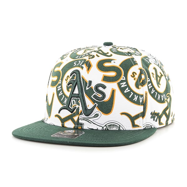 Oakland Athletics Bravado Captain White 47 Brand Adjustable Hat