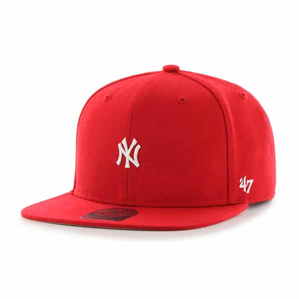 New York Yankees Centerfield Captain Red 47 Brand Adjustable Hat