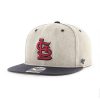 St. Louis Cardinals 47 Brand Cement Captain Adjustable Snapback Hat