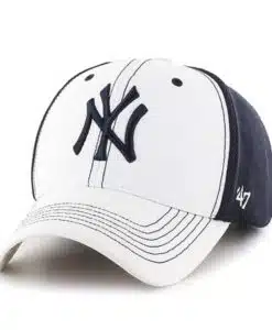New York Yankees Cooler MVP White 47 Brand Adjustable Hat