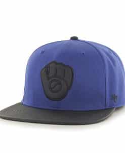 Milwaukee Brewers Delancey Captain Royal 47 Brand YOUTH Hat