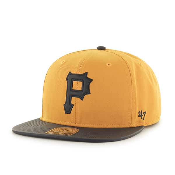 Pittsburgh Pirates Delancey Captain Gold 47 Brand Adjustable Hat