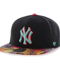 New York Yankees Flagler Captain Black 47 Brand Adjustable Hat
