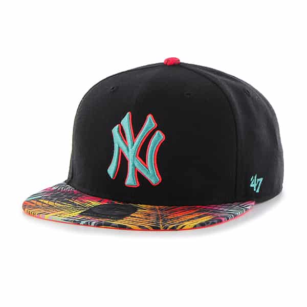 New York Yankees Flagler Captain Black 47 Brand Adjustable Hat
