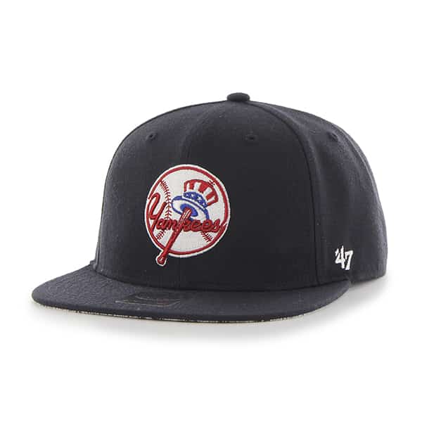 New York Yankees Fulton Captain Navy 47 Brand Adjustable Hat