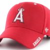 Los Angeles Angels YOUTH 47 Brand Red Frost MVP Adjustable Hat