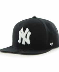 New York Yankees Frat Party After Dark Black 47 Brand Adjustable Hat