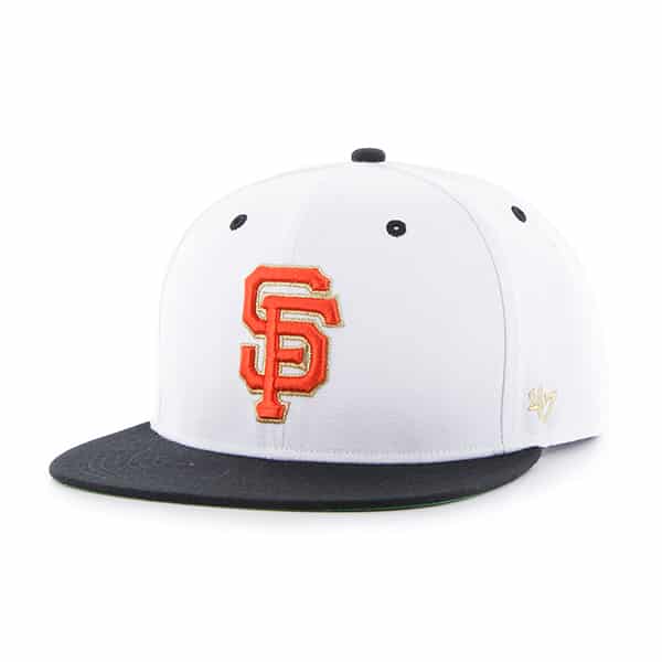 San Francisco Giants Gold Vein Captain White 47 Brand Adjustable Hat