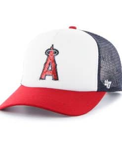 Los Angeles Angels Women's 47 Brand Navy Glimmer Captain Adjustable Hat