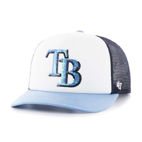 Tampa Bay Rays Women's 47 Brand Navy Glimmer Captain Adjustable Hat