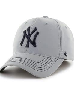 New York Yankees Game Time Closer Gray 47 Brand Stretch Fit Hat
