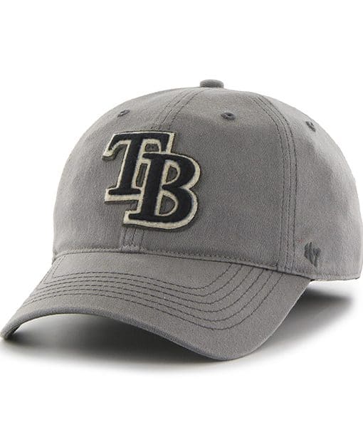 Tampa Bay Rays Grayhound Dark Gray 47 Brand Stretch Fit Hat Detroit