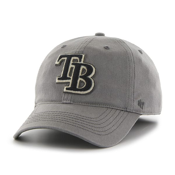 Tampa Bay Rays Grayhound Dark Gray 47 Brand Stretch Fit Hat
