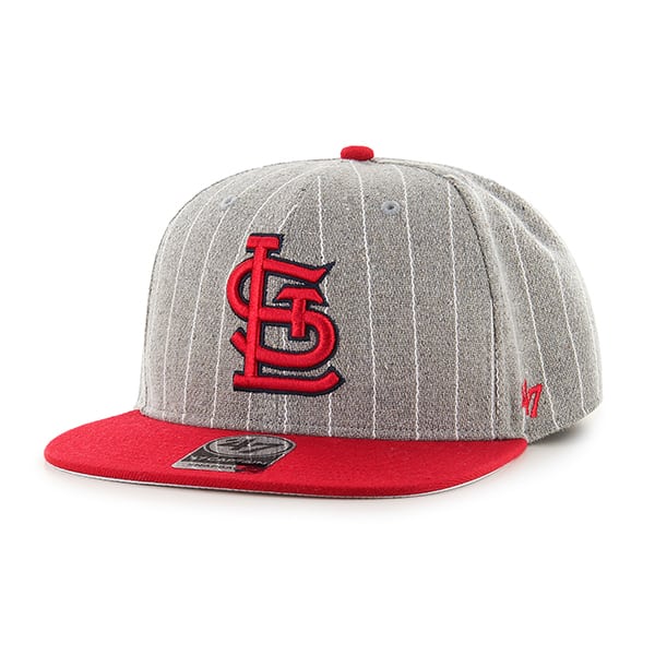 St. Louis Cardinals Holbrook Captain Gray 47 Brand Adjustable Hat
