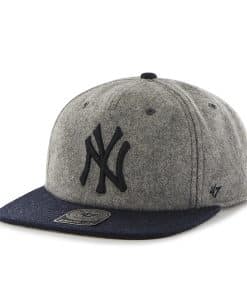 New York Yankees Hempstead Captain Rf Gray 47 Brand Adjustable Hat