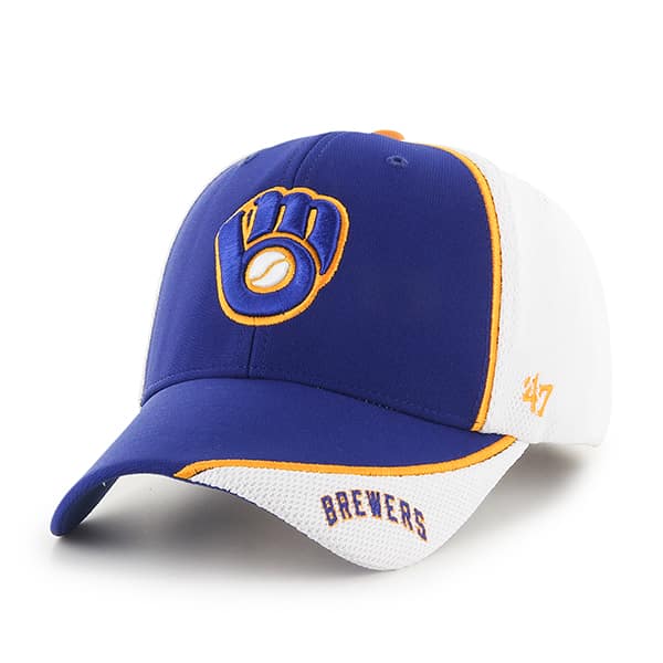 Milwaukee Brewers Harrow MVP Royal 47 Brand Adjustable Hat