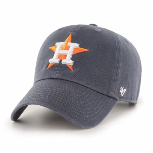 Houston Astros 47 Brand Vintage Navy USA Flag Clean Up Adjustable Hat - Image 3