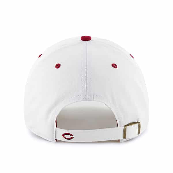 Cincinnati Reds Ice White 47 Brand Adjustable Hat - Detroit Game Gear