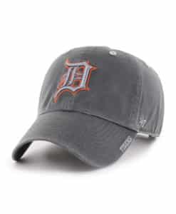 Detroit Tigers 47 Brand Ice Charcoal Clean Up Adjustable Hat