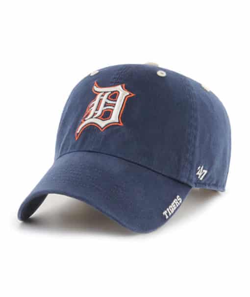 Detroit Tigers 47 Brand Ice Navy Clean Up Adjustable Hat