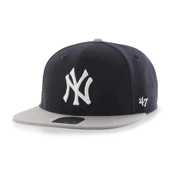 New York Yankees Lil Shot Two Tone Captain Navy 47 Brand YOUTH Hat