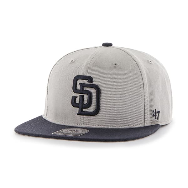 San Diego Padres Lil Shot Two Tone Captain Gray 47 Brand YOUTH Hat