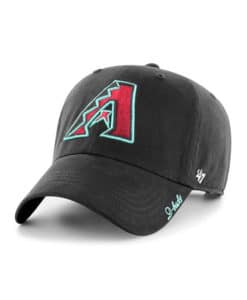 Arizona Diamondbacks Women's 47 Brand Black Miata Clean Up Adjustable Hat