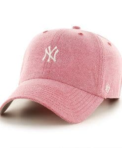 New York Yankees Monument Salute Red Clean Up 47 Brand Adjustable Hat