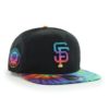 San Francisco Giants 47 Brand Morrison Black Tie Dye Snapback Hat