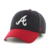 Atlanta Braves 47 Brand Home Navy Red MVP Adjustable Hat
