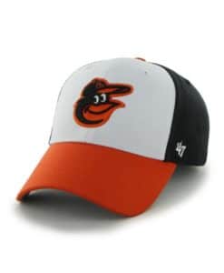 Baltimore Orioles 47 Brand Home Black White Orange MVP Adjustable Hat