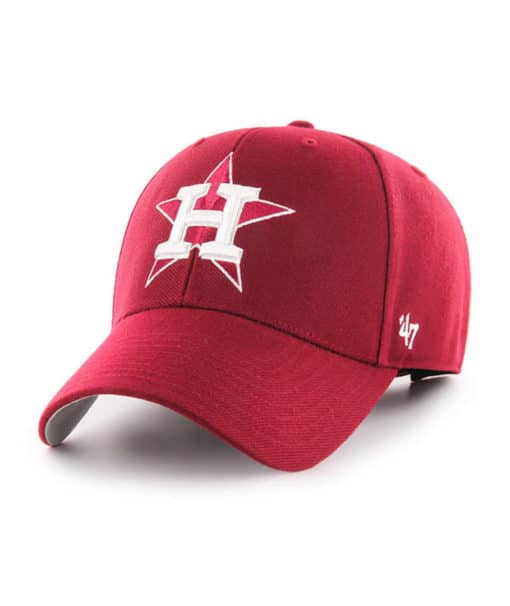 Houston Astros 47 Brand Cardinal MVP Adjustable Hat