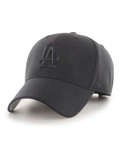 Los Angeles Dodgers 47 Brand All Black MVP Adjustable Hat